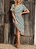 Dokotoo Long Dresses for Women Cute Maxi Short Sle... #2