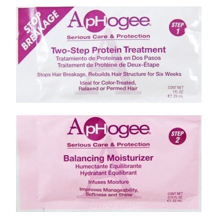 Aphogee Two Step Protein Treatment & Balancing Moisturizer 1.75 oz. by Aphogee