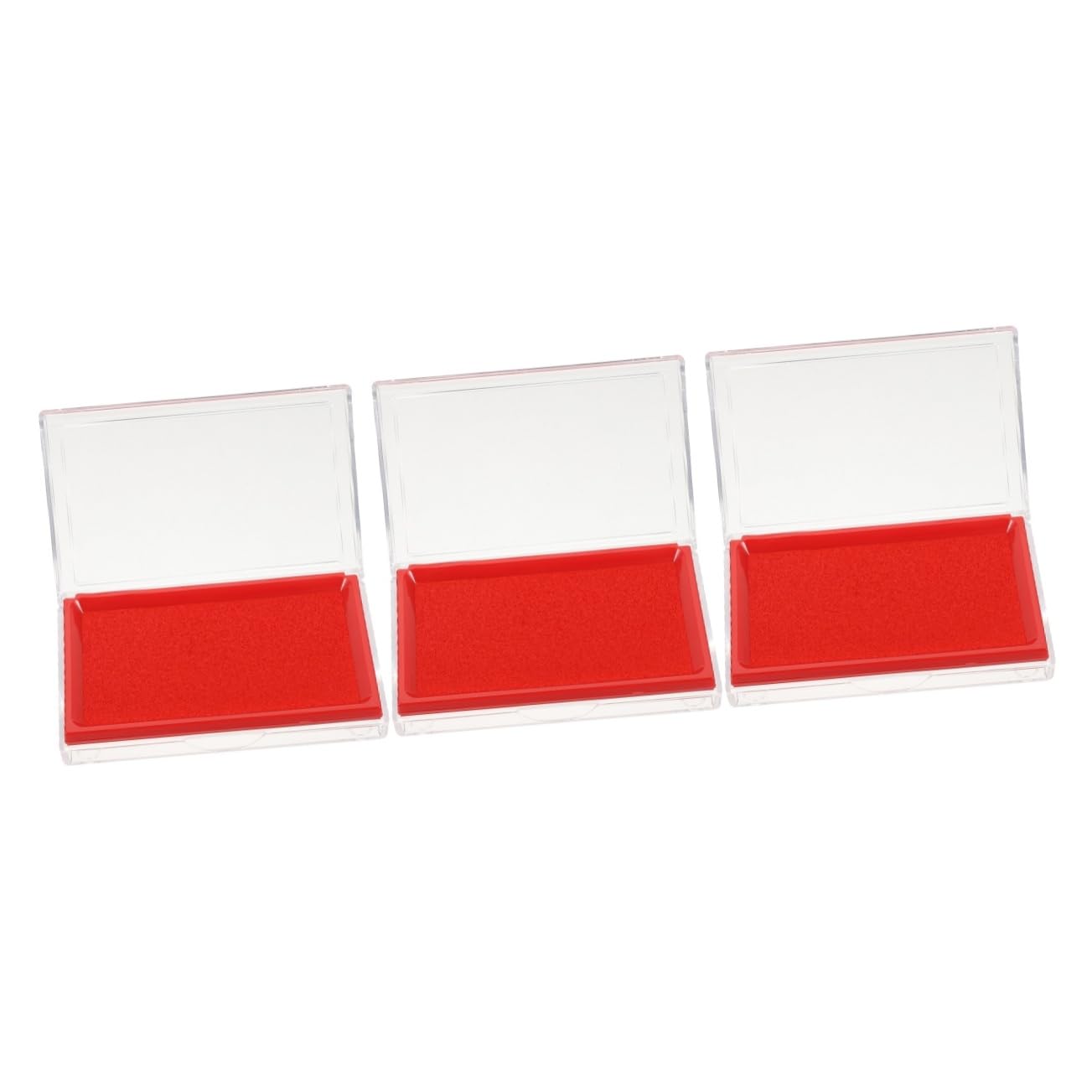 COHEALI 3pezzi Tampone per Calligrafia Multiuso con Scatola Trasparente Inchiostro per Pittura e Decorazione per Scuola e Ufficio Design Compatto e Riutilizzabile per Studenti e Artisti