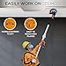 Drywall Electric Sander Machine - Handheld Disc Sander Power Tools with Pole Extension, Dust Collector Bag and Vacuum Attachment