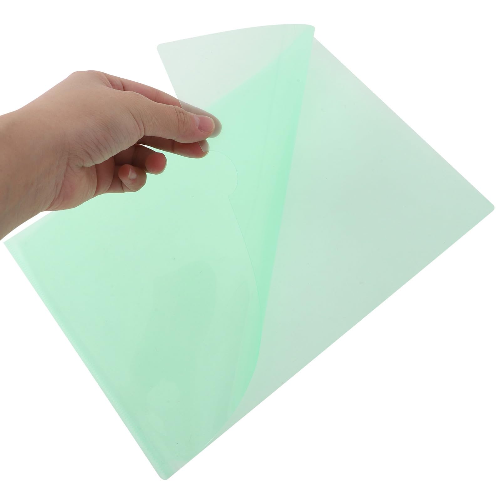BESTonZON Cartelle Trasparenti a l per Documenti A4 Custodia in Plastica per Ufficio e Scuola Set da 24 Pezzi Colorati Tasche Protettive per Carta e Organizzazione Efficiente