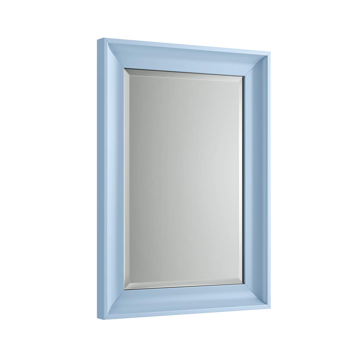 Miroir encadré bleu Melbourne Coastal 700 x 500 mm miroir mural rectangulaire