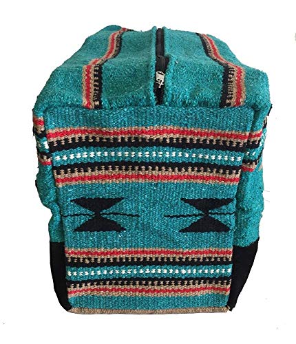 Weekender Travel Bag Luggage Fully Lined Suede Handles Southwest Design C - Image 4