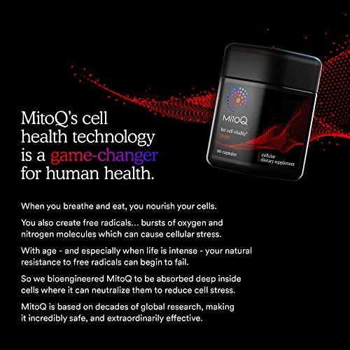 Mitoq Advanced Coq10 Ubiquinol Supplement, Antioxidant Support For Mitochondria, Organ Health, Healthy Aging And Cellular Energy (180 Veggie Capsules) #TOP1