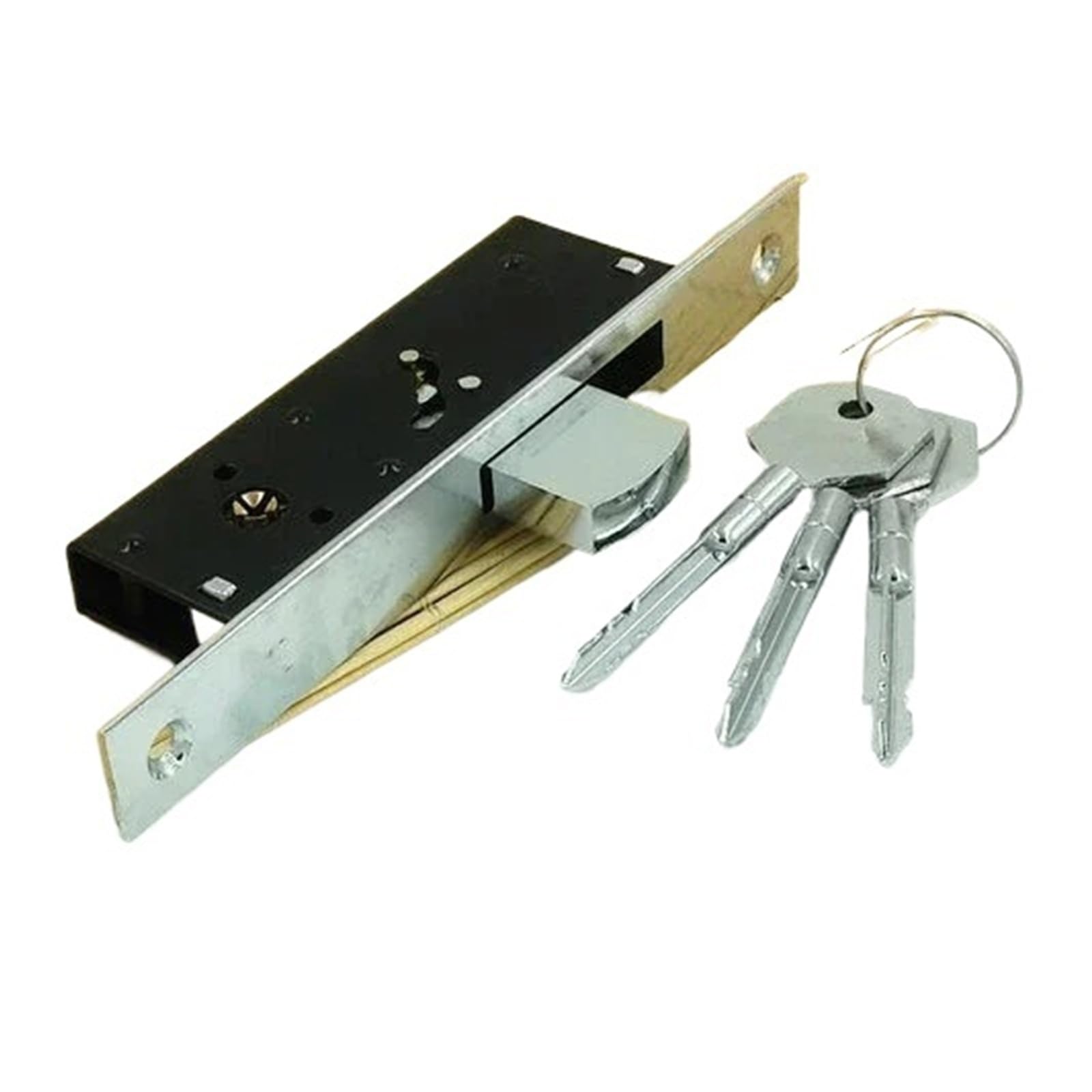 BSAXITHZB 1 Set of Aluminum Alloy Sliding Door Hook Lock Hardware Accessories Portable(100 * 40 * 8mm)