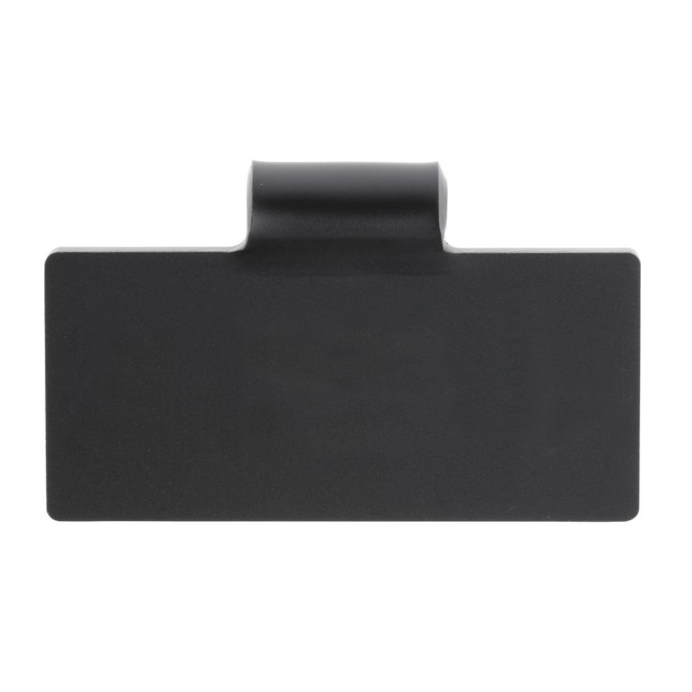 Chalkboard Sign - 3" L x 1 3/8" H by HUBERT – Plastic, Black, Pack of 5, Model 23467