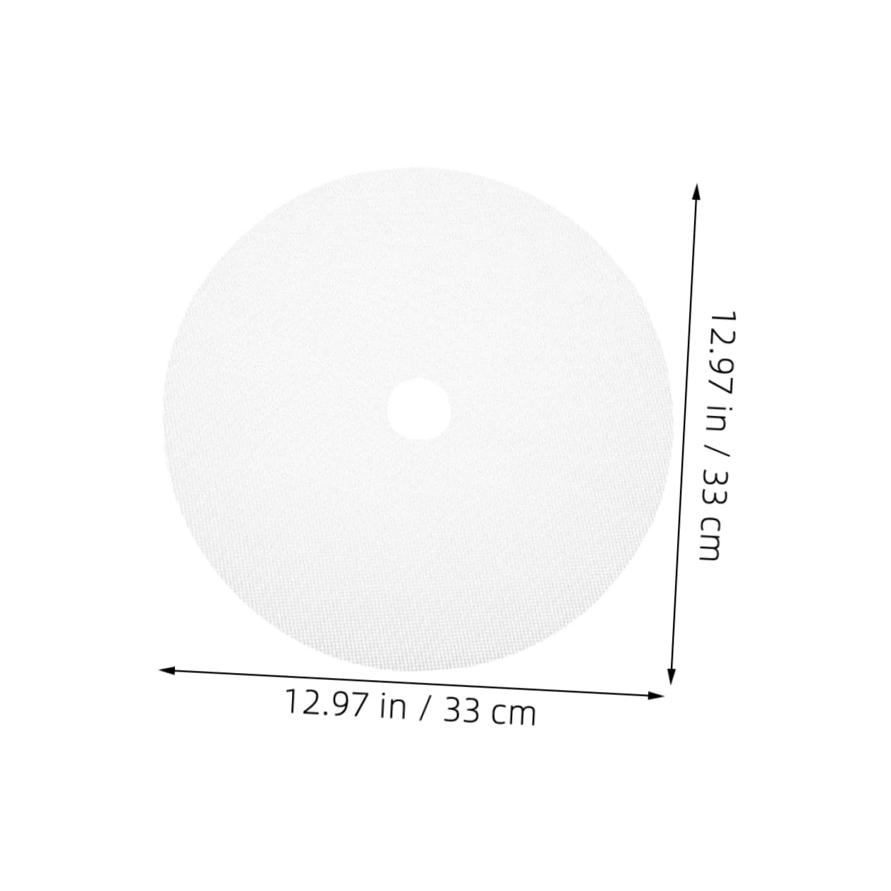 AUTSUPPL Silicone Dehydrator Sheets Round 5pcs Fruit Dryer Mats Non-stick Food Dryer Liner for Meat and Fruits