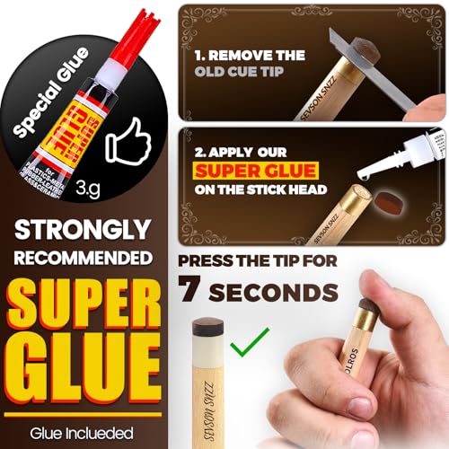 Conseils pour queue de billard en cuir 11mm - Procédés de rechange - 3