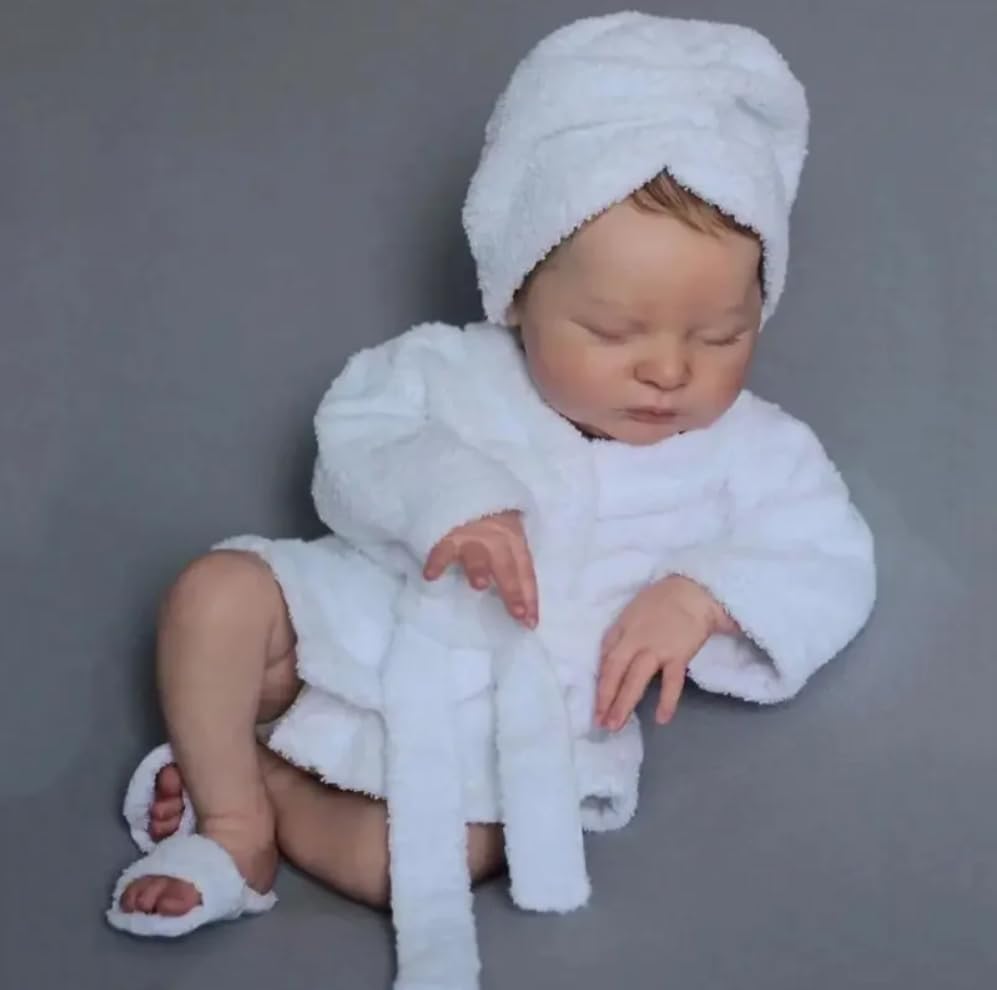 RXDOLL Muñeca realista de 20 pulgadas de silicona de cuerpo completo para niño, muñeca recién nacida, anatómicamente correcta, muñecas de bebé realistas que se ven de la vida real
