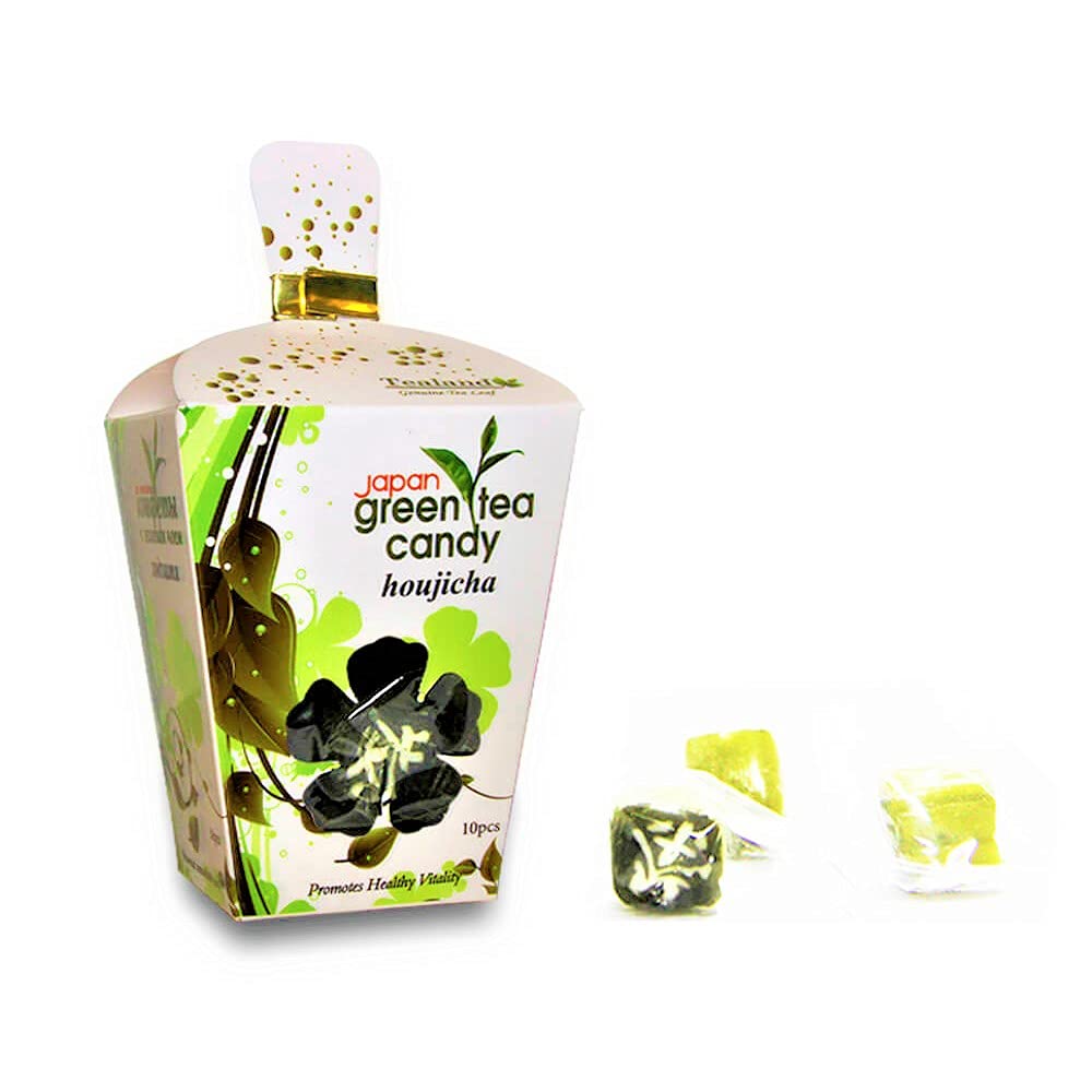 Tealand Houjicha Green Tea Japanese Candy 10 Pcs