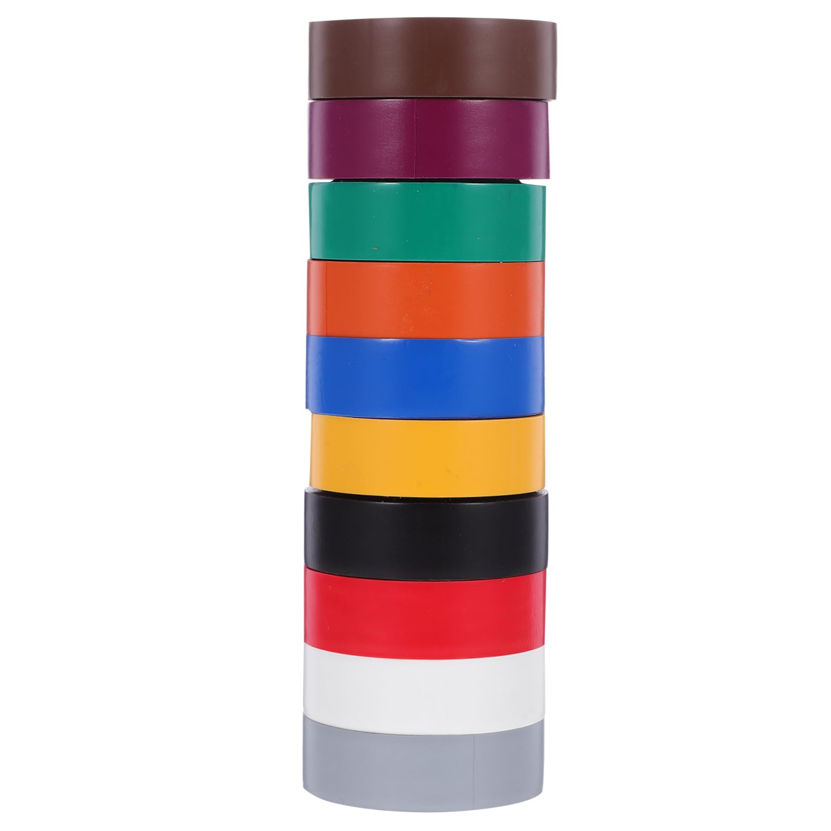 SOLUSTRE 50rotoli Isolante Pvc Per Elettricisti Resistente e Versatile Per Applicazioni Indoor e Automotive
