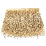 AWAYTR 1 Yard Beaded Fringe Trim - 3.5in Wide Glass Beaded Fringe for Dress Clothing and DIY Crafts (Glod)