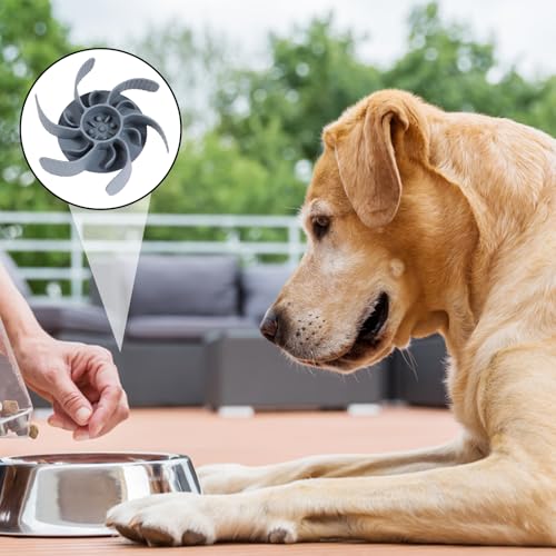 Hunde Langsamer Fressnapf, Anti Schling Napf Hund Silikon, Anti Schling Einsatz für Napf, Slow Feeder Hundenapf Einfügung, Reduzieren Übermäßiges Essen für Hunde und Katzen Schneidbar