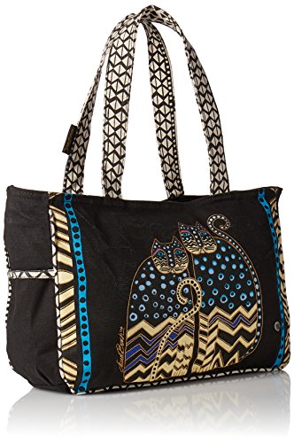 Bolso Tote Mediano Laurel Burch Spotted Cats miniatura 2