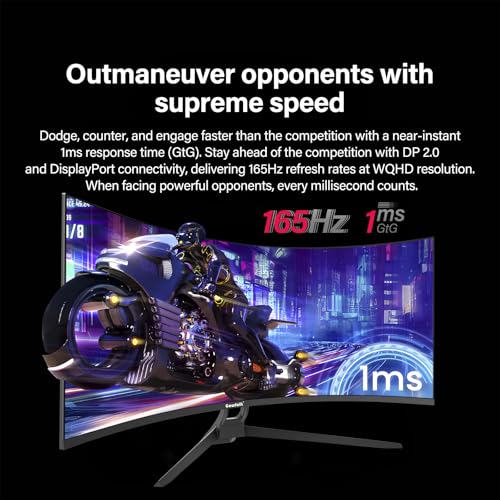 Gawfolk Gawfolk 34 Inch Ultrawide Curved Gaming Monitor GF340C の商品画像 5