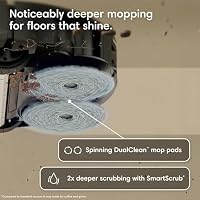 iRobot Roomba 415X Robot Vacuum & Mop Combo, 20,000Pa, 90 Days Self-Emptying, Multifunction Dock Self-Cleaning & Hot Dry, Smart Obstacle Avoidance, Lifting Spinning Mops, Ideal for Pet Hair — image 4