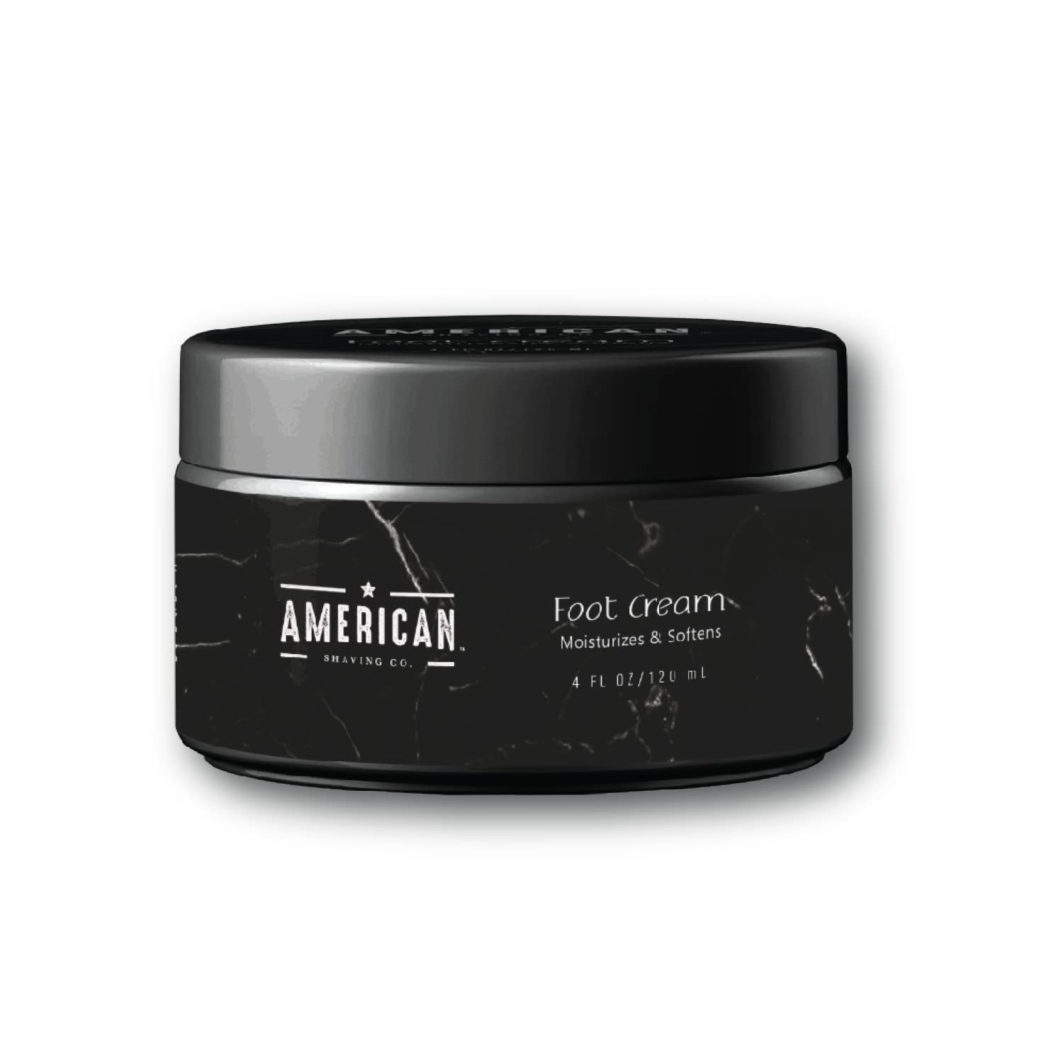 American Shaving Co.Foot Cream, Helps Heal Foot Cracks, Boosts Skin Hydration, Helps Unclog Pores, Supports Proper Skin Tone, Made In The USA, Easy To Apply Cream, Third-Party Tested