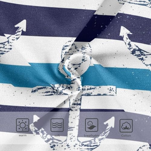 Funny Girls Underwear Toddlers 2t Cotton Panties Little Girl Nautical Navy Anchors Blue Stripes Kids Undies Briefs3