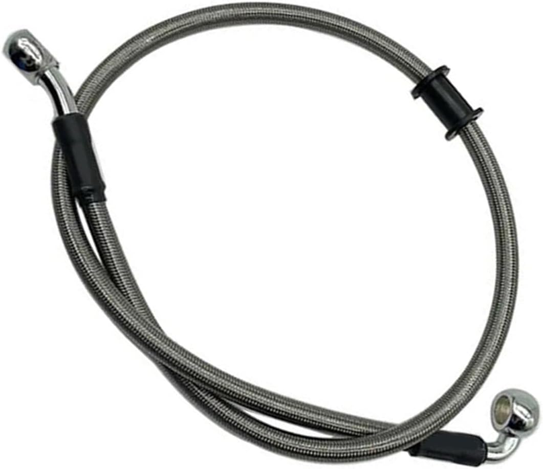 Motorcycle Brake Clutch Line For Atv Dirt Racing Bike Motorcycle Silver Hydraulic Brake Clutch Oil Hose Cable Line Pipe 30Cm To 220Cm 28°-90° 10Mm