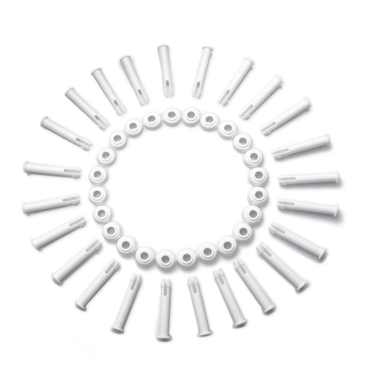 POPETPOP 2 Series Conectores De Piscina De Plástico para Piscina Desmontable Accesorios 24 Piezas X 2
