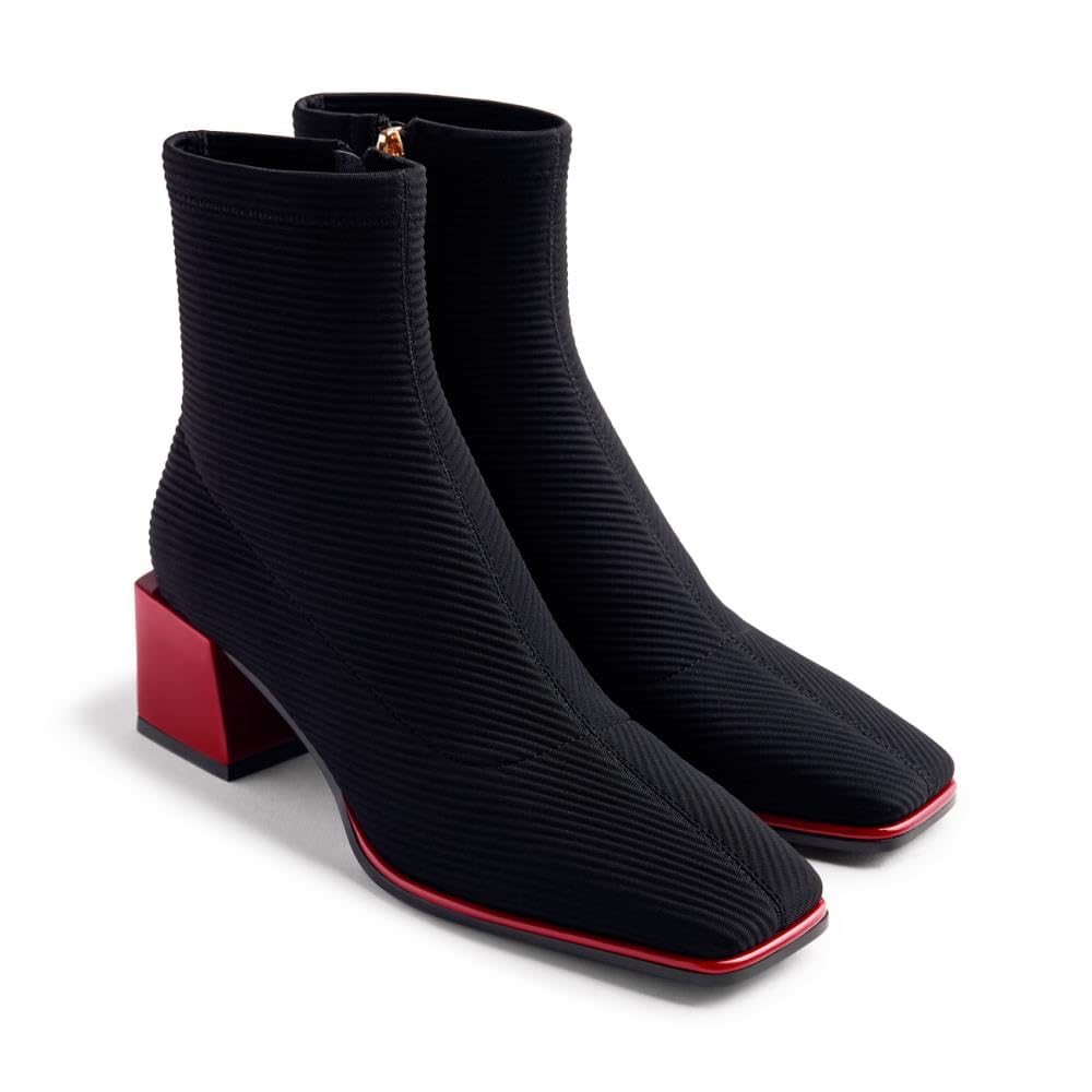 GIOSEPPO Inger BootsWomen, Black/White, 5 UK