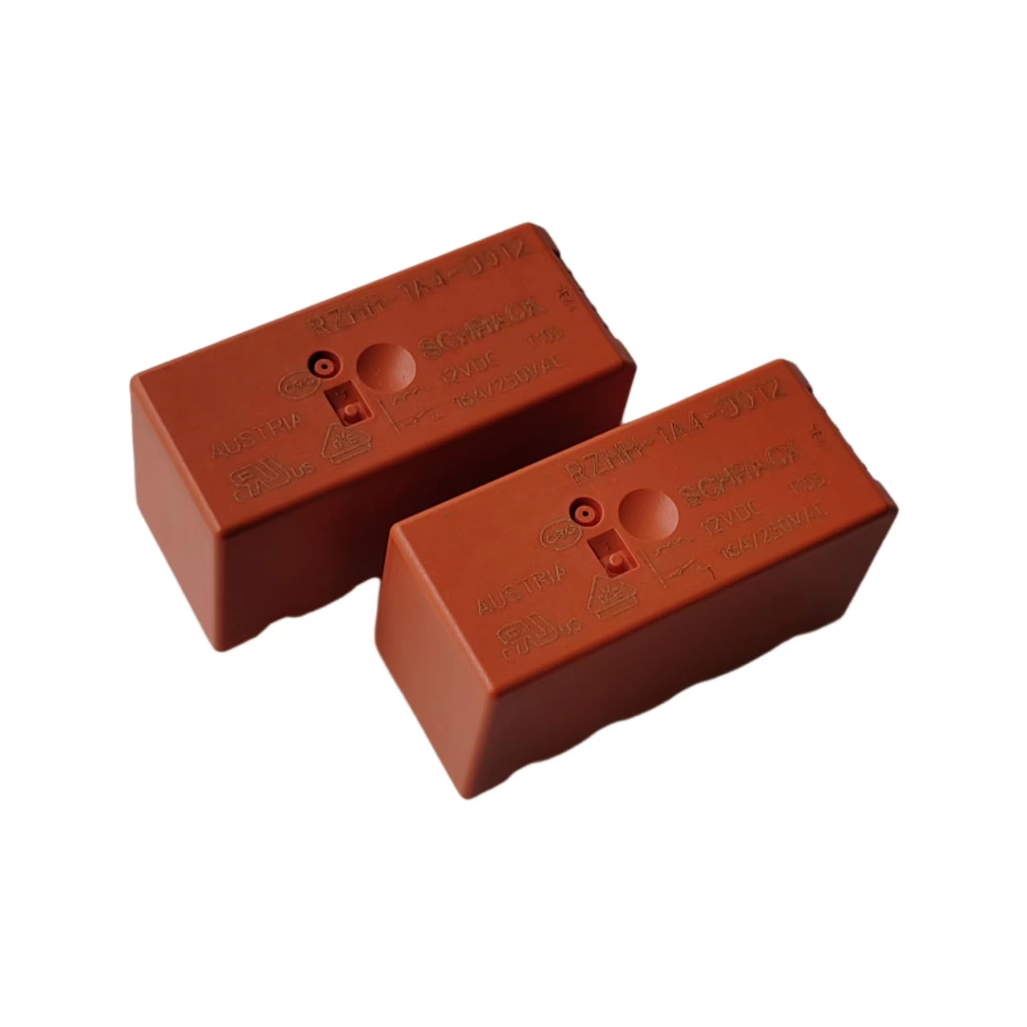 TSNUPGOHXW 2pcs RZHH-1A4-D012 12VDC 16A 250VAC 6Pins Power Relay