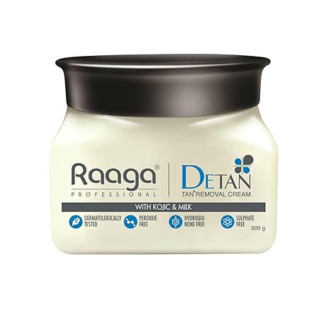 Raaga Professional De-Tan Tan removal Cream Kojic & Raaga Professional De-Tan Tan removal Cream Kojic &