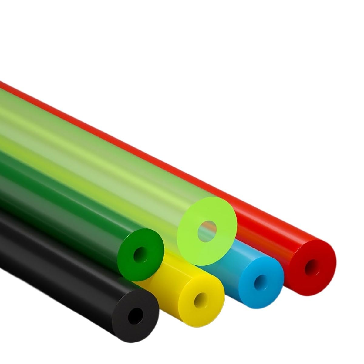 Farbiger PU-Hohlstab, 500 mm lang, 1 Stk