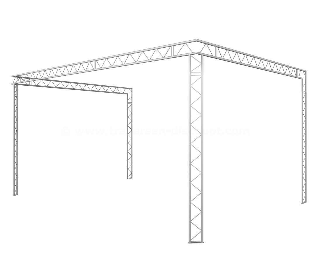 Messebau mit Deco Truss T220-2, U Form mit 6x4x3m - Messestände Stand für Messe Messe Stand für Gewerbeschau