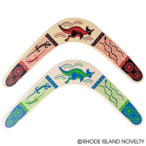 Rhode Island Novelty Wooden Boomerang Colors May Vary #TOP1