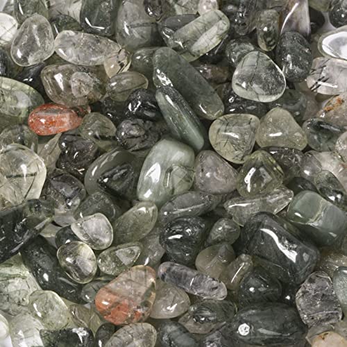 Image of 100 grams Small Tumbled Chips Polished Crushed Stone Crystal Healing Embellishments
