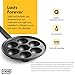 Klee Cast Iron Aebleskiver Pan with Silicone Handle Covers - Pre-Seasoned, Non-Stick Pancake Pan for Pan for Danish Stuffed Pancake Balls - 8