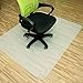 Rapid Teck® Bodenschutzmatten 120cm x 130cm für Hartböden in 6 Größen Bürostuhlunterlage Bodenschutzmatte Semi transparent