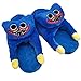 KFGJ Poppy Playtime Huggy Wuggy Chaussons, Pantoufles en Peluche, Pantoufles danime, Pantoufles 3D, Pantoufles en Peluche pour Enfants et garçons, Chaussons dintérieur antidérapants