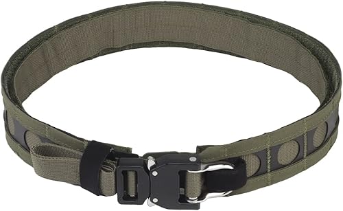 JFFCESTORE Ceintures tactiques légères pour homme avec boucle à dégagement rapid