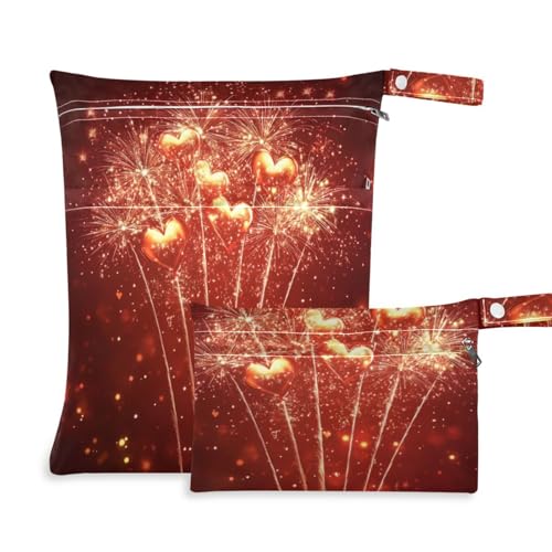 Msyxl 2pcs Wet Dry Bag for Baby Cloth Diapers, Waterproof Reusable Mjayodi3mdmwawvhc21zmgvvsm1y Wet Bag with Two Zippered Pockets Washable Pool Gym Travel Bag for Clothes