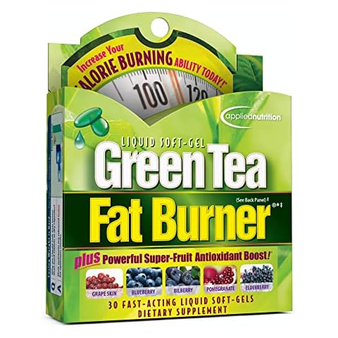 Applied Nutrition Green Tea Fat Burner - 30 Liquid Soft-Gels Cover