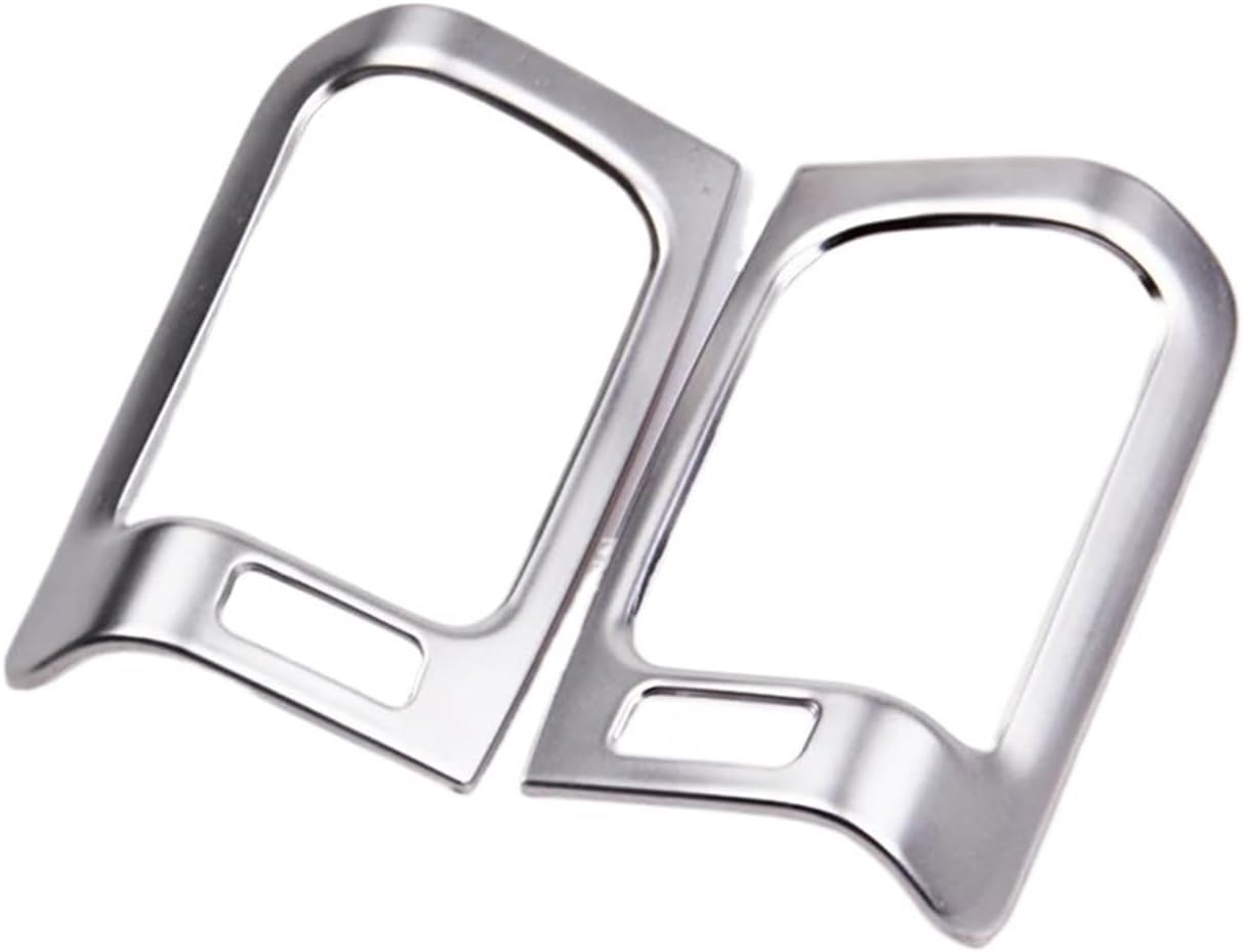 Fit for XC60 2018 Accessories Steel Air Conditioning Vent Cover Interior Bashboard Outlet Frame Decor Sticker