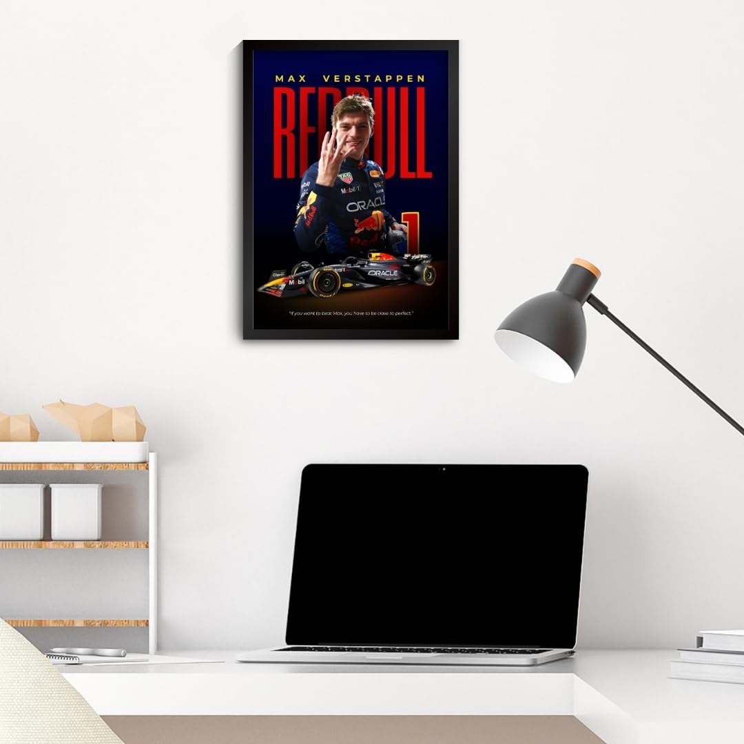 Max Verstappen F1 Poster - Framed Red Bull Art -8