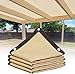 2m×3m Shade Nets Schattiernetz Mit ösen Rechteckige Sonnensegel, Geeignet Zur Beschattung/Wärmeisolierung/Uv-Schutz In Gärten, Innenhöfen, Greenhouse Fence Kennel Camping Beige