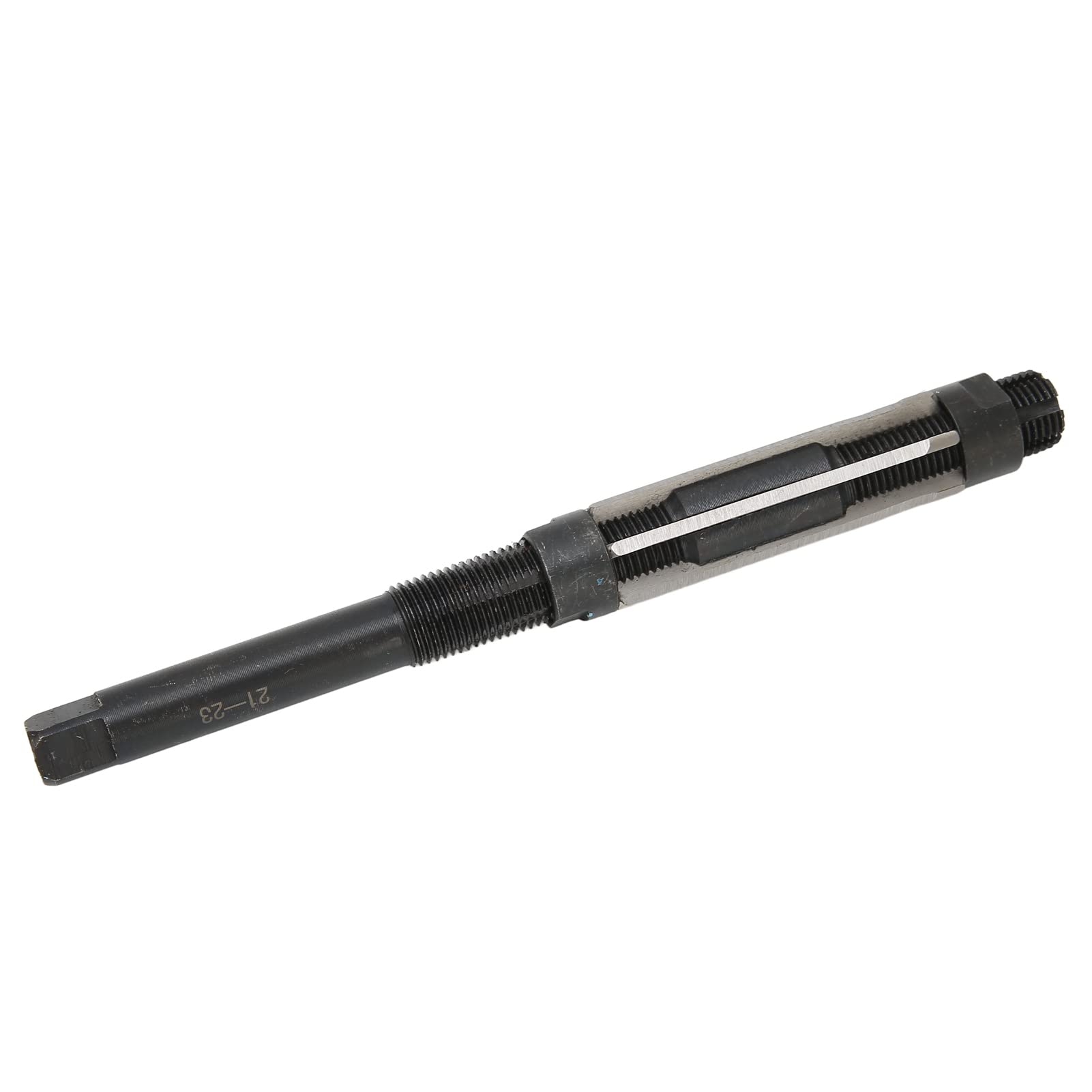 Nikou Einstellbare Reibahle, 6 Schneiden 64 mm Länge 9SiCr 21-23 mm Einstellbereich Verstellbar Handreibahle Spannreibahle für Metall Materialien