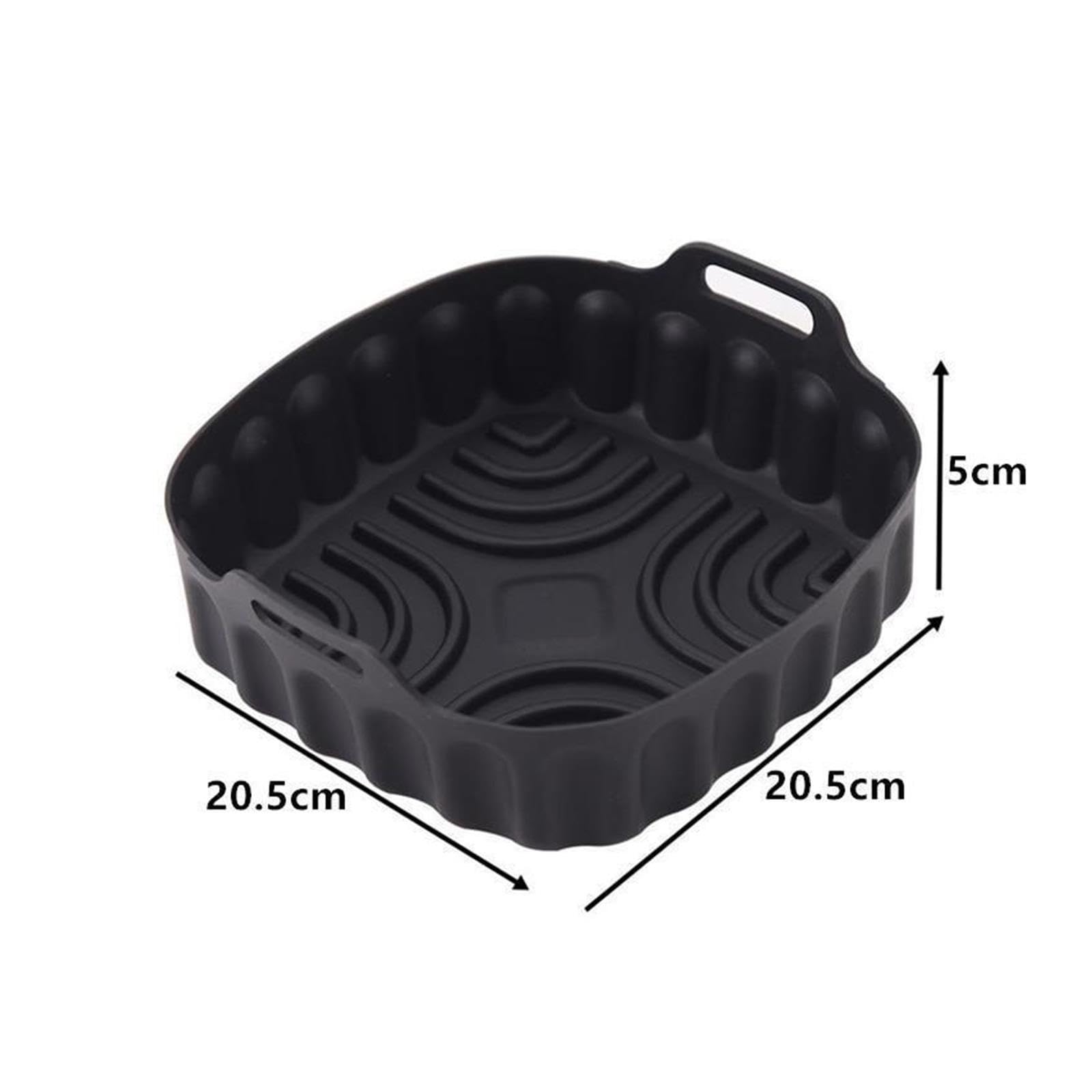Cesta De Freidora De Aire De Silicona, Molde Cuadrado For Bandeja