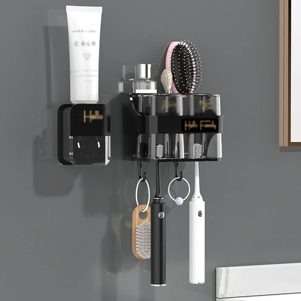 Estante para Cepillos de Dientes Punch graffio con spazzolino con spazzolino con la Tazza di spazzolatura a Parete Bagno Multifunzionale Montato(A,M)