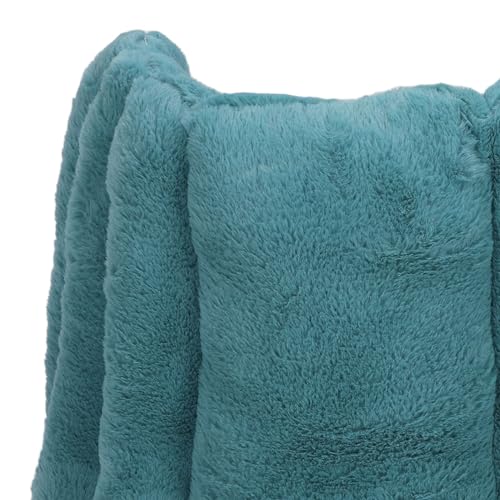 Coussin de chaise en velours vert Cocoarm avec dossier en coton PP