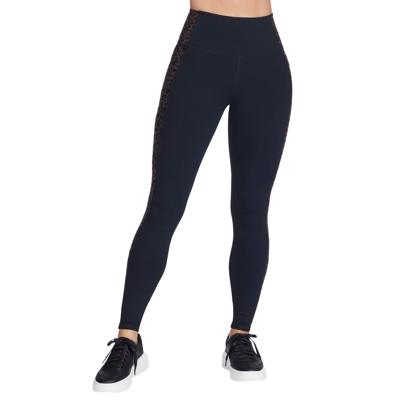 Skechers Women's Gowalk FL HW Cheetah Legging Brown