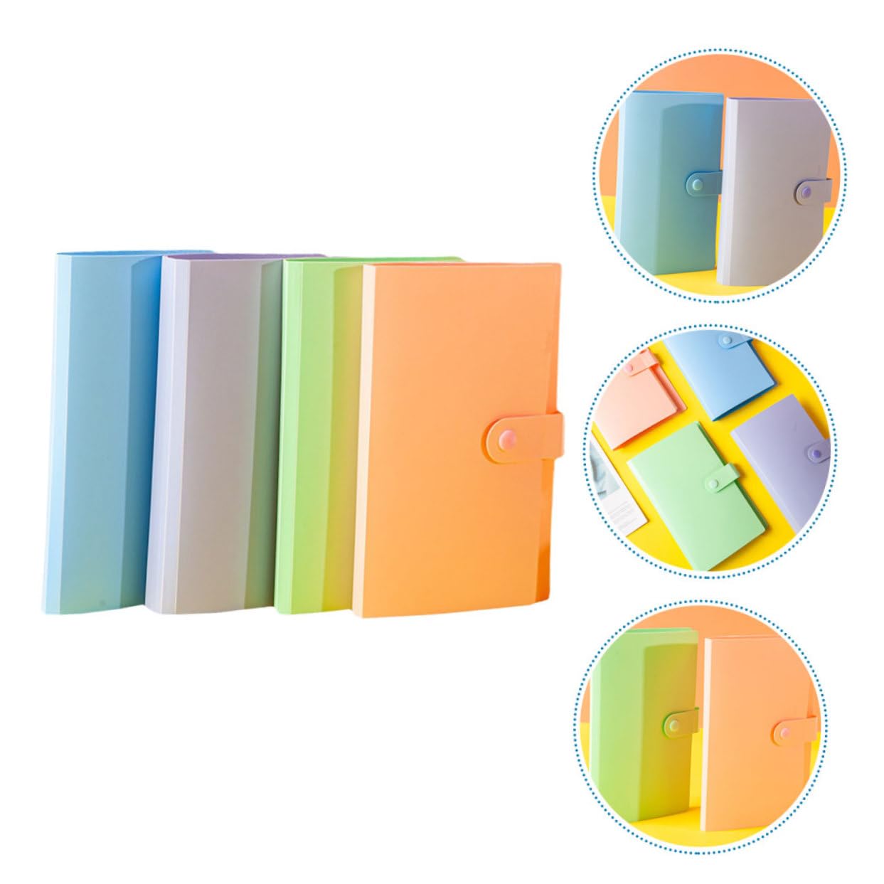 Porta Billetes Conmemorativos 4 Libros de Pp, Bolsa Protectora