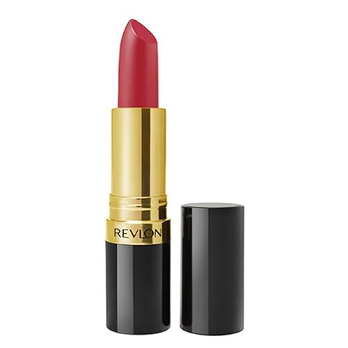 REVLON Lápiz labial súper lustroso, color labial de alto impacto con fórmula cremosa hidratante, infundido con vitamina E y aceite de aguacate en