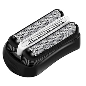 Elektrorasierer Ersatzscherteil, Scherkopf Ersatzteil für Braun 3, Ersatzkopf für Elektrorasierer Für Braun Rasierer 32B 32S 21B 21S (32B)