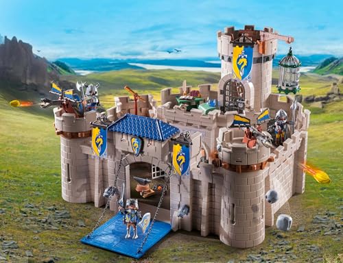 PLAYMOBIL Novelmore 71642 Arwynns Burg, Ritterburg, inklusive DREI Rittern und zahlreichen Accessoires für realistische Gefechte… – Ansicht 3
