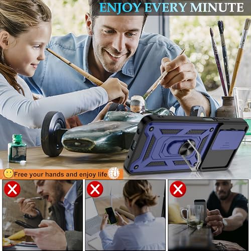 Coque Redmi A5 antichoc bleu pour éviter les bris d'écran et objectifs - 6